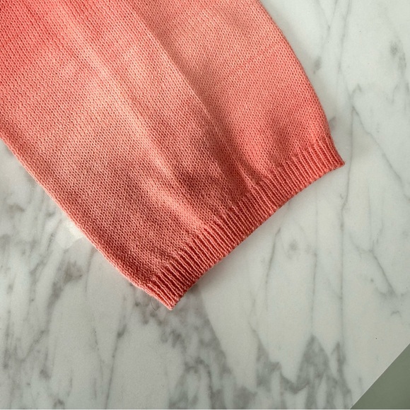 [NWT] Bonobos lightweight crewneck sweater, pastel orange/salmon, large - Picture 5 of 8